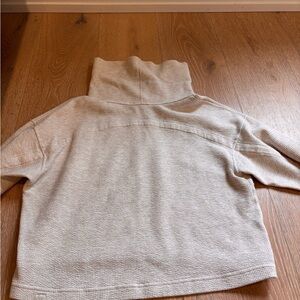 Lululemon Women's Cream Turtleneck Knit Sweater